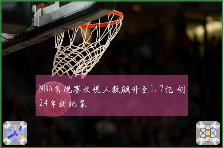 NBA常规赛收视人数飙升至1.7亿 创24年新纪录