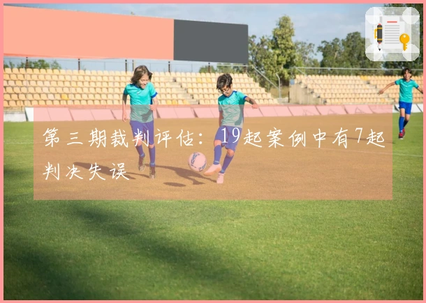 第三期裁判评估：19起案例中有7起判决失误
